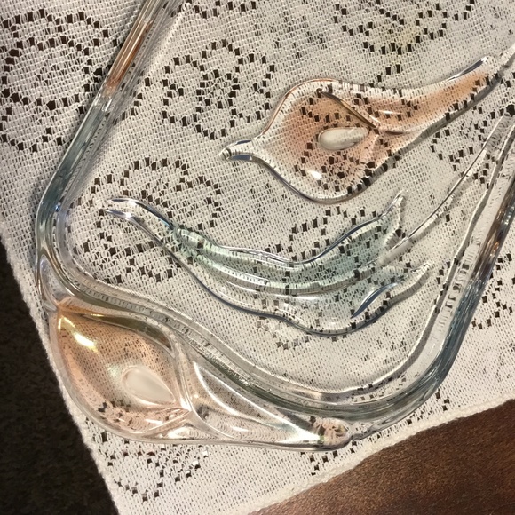 Mikasa Crystal Mayfair Canape Tray Original Walther Glass Vintage - Picture 4 of 8